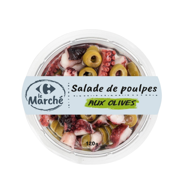 Salade de poulpes aux olives CARREFOUR Le Marché
