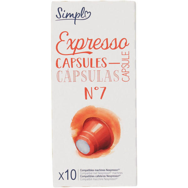 Capsules expresso N°7