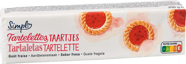 Tartelettes Goût fraise