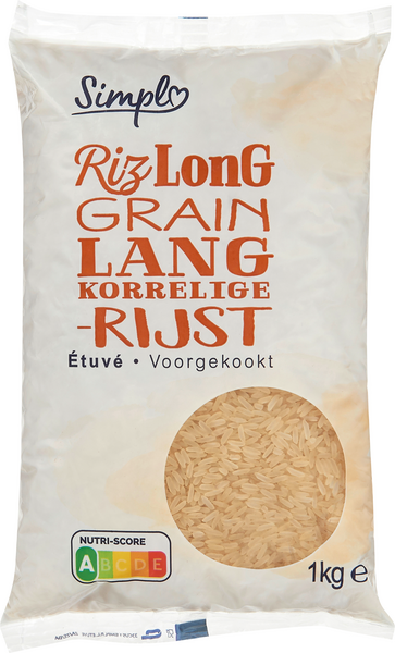 Riz long étuvé