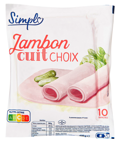 Jambon cuit 