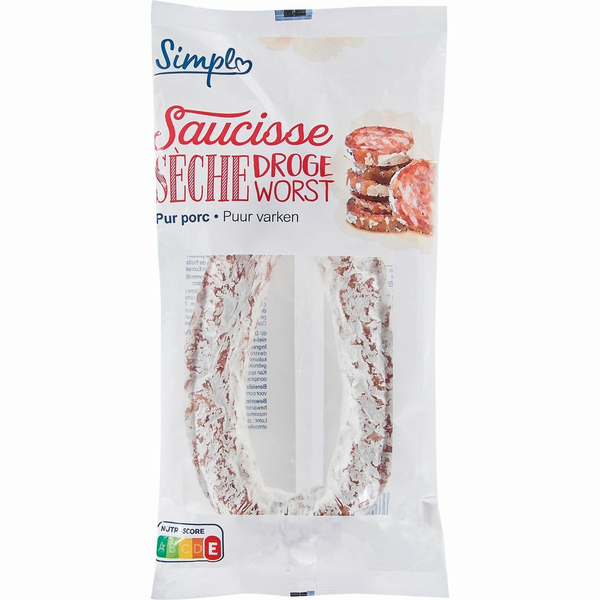 Saucisse sèche pur porc